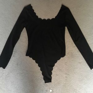 Black Long Sleeve Body Suit